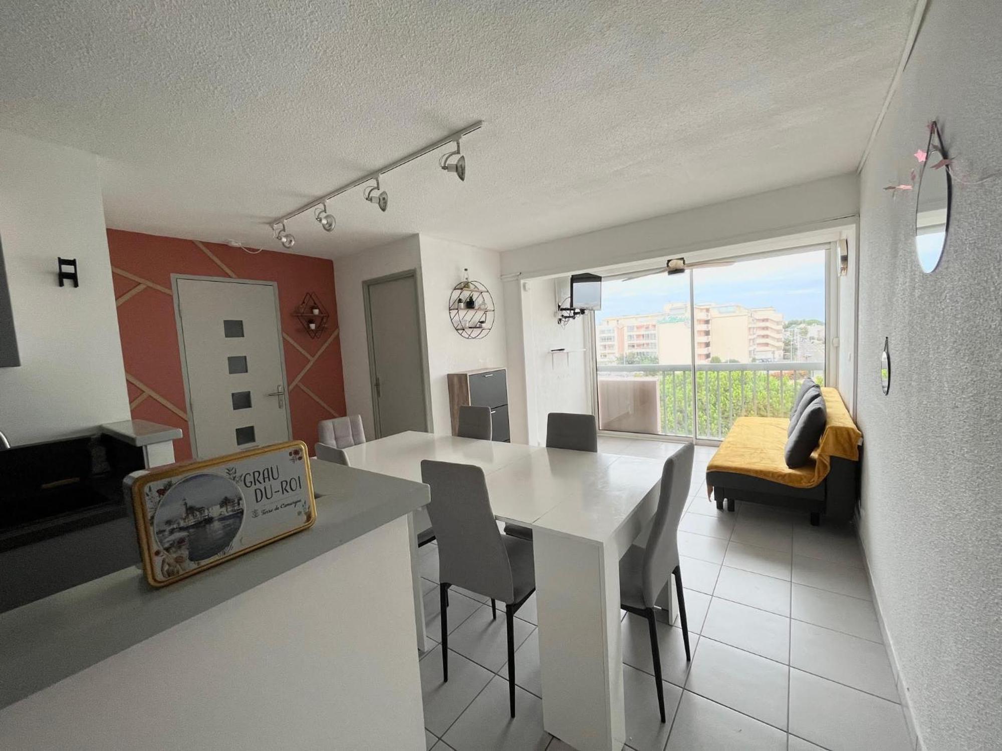 Appartement Devant La Mer + Parking Le Grau-du-Roi Exterior foto